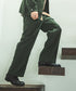 MR.OLIVE/RETRO POLYESTER TWILL / EASY TWO PLEATS STA-PREST WIDE PANTS ミスターオリーブ/レトロポリエステルツイル/イージースタプレストワイドパンツ